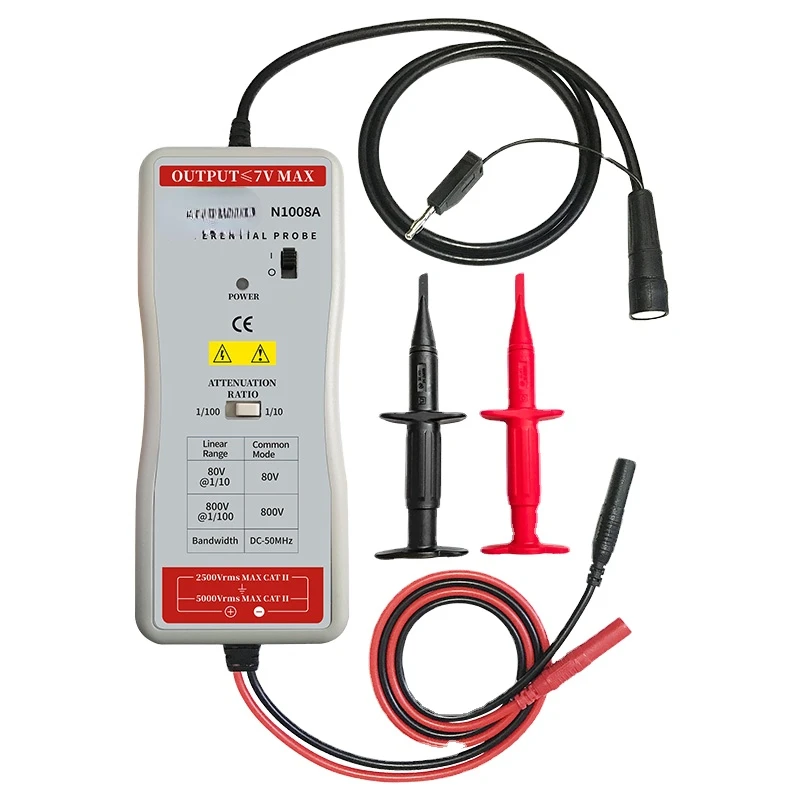 N1008A Differential   Differential Probe(800Vp-p,50MHz) Oscilloscope  Probe 1% Accuracy