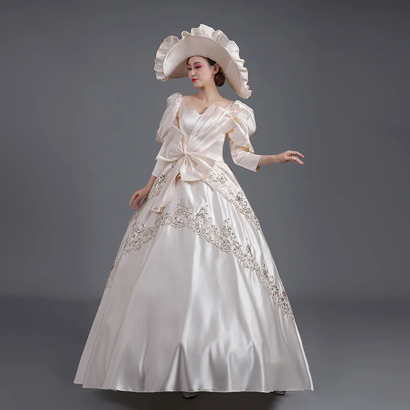 Robe de Rhmédiévale de la Renaissance victorienne pour femmes, costume de reine de la cour européenne, robe de soirée, robe de RhTim ade