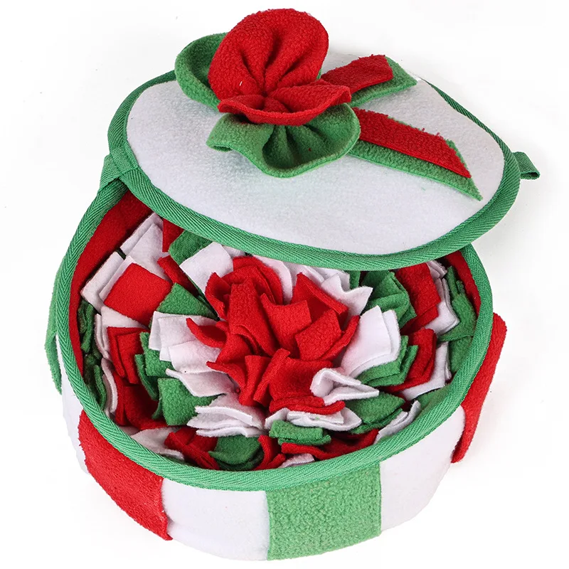 

Dog Snuffle Mat Chew Toy Christmas Anxiety Relief, Anti-Choking Puzzle Feeder, Interactive Pet Enrichment Activity 2025Christmas