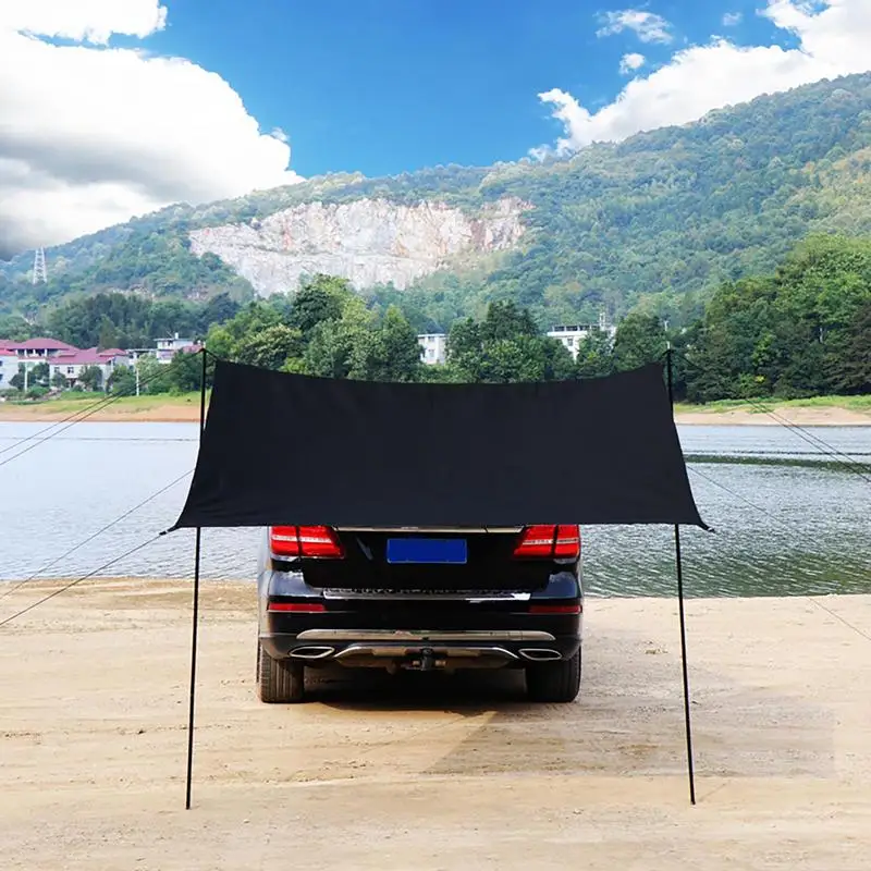 Imagem -03 - Impermeável Canopy Toldo do Carro Abrigo do Sol Pull Out Tent Extensão Lateral Camping Acessórios Suv Van