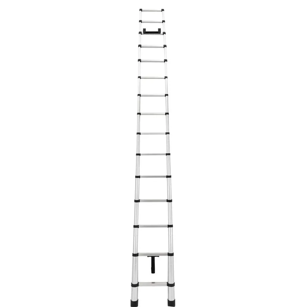 RV 14.5 Telescoping Ladder with Bracket Installed Compatible with Lippert Receiver 15 Steps Weighs 28 lbs 330 lb Load Capacity