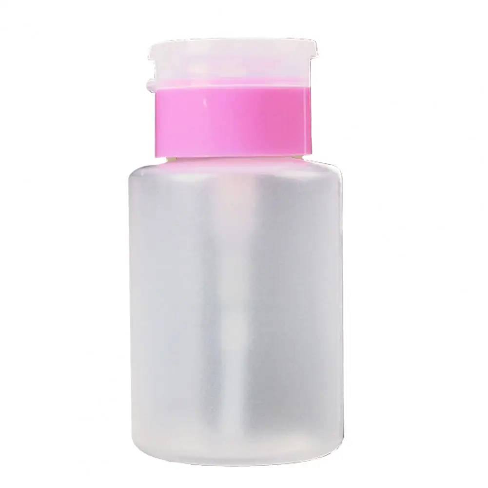 Bomba vacía rosa de alta calidad, dispensador de botellas de Alcohol líquido, removedor de esmalte de uñas, contenedor recargable de maquillaje, 150ML