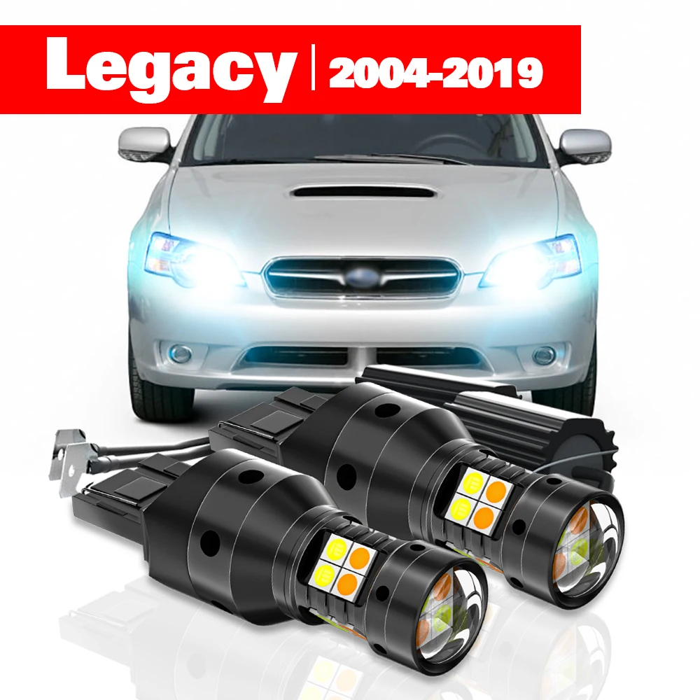 

For Subaru Legacy 2004-2019 2pcs LED Dual Mode Turn Signal+Daytime Running Light DRL 2008 2009 2010 2014 2015 2016 Accessories