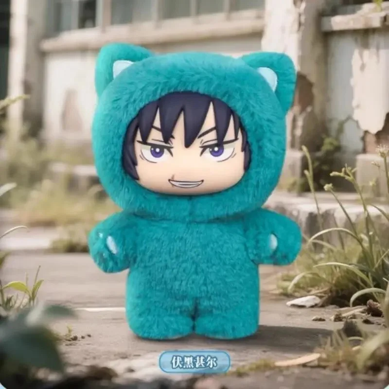 أفضل بائع Kawaii Jujutsu Kaisen 2 القط الأذن بلوشي سلسلة صندوق أعمى صندوق غامض أنيمي لعبة غرفة الديكور جمع مهرجان هدية