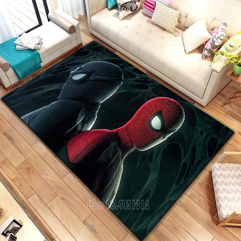 

Аниме 3D принт детский ковер с героями мультфильмов Мстители Человек-паук ковер для мальчиков гостиная спальня декор детский противоскользящий коврик для ползания
