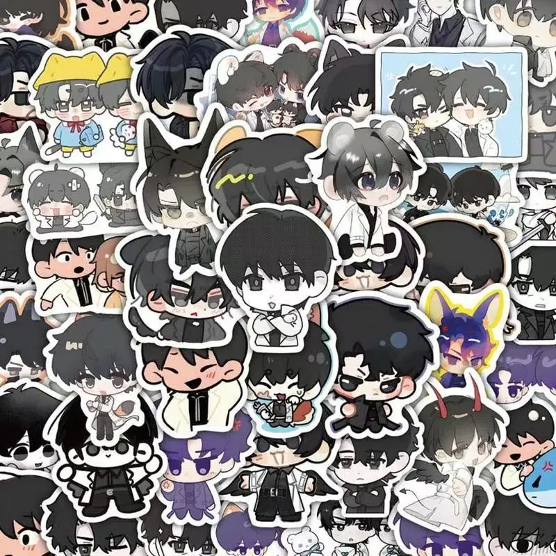 Omniscient Reader's Viewpoint ORV Chibi Stickers Kim Dokja Yoo Joonghyuk Manhwa DIY Graffiti Decals Laptop Phone Decor 50pcs