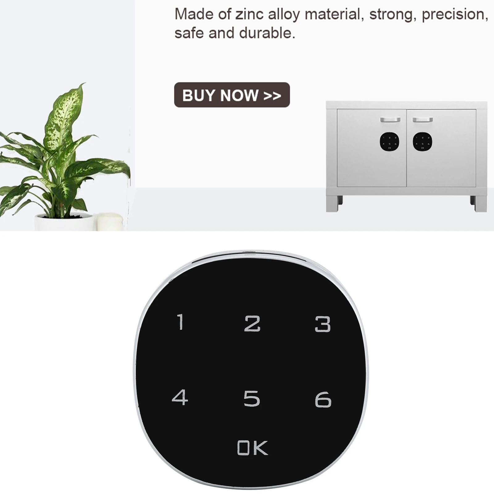 Digital Zinc Alloy Code Combination Cam Cabinet Convenient Password Safe Lock