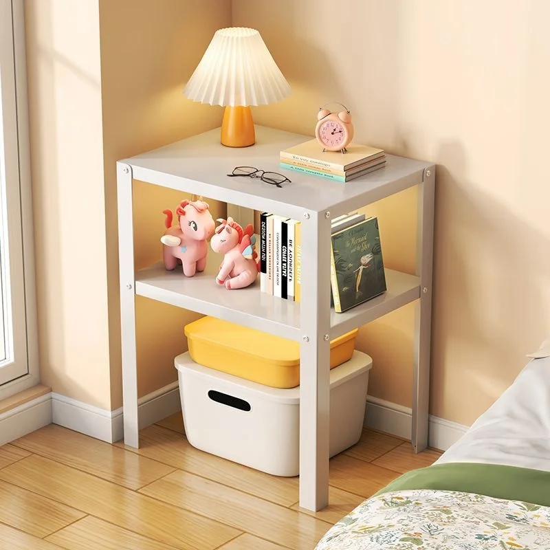 #￥Nordic Bedside Table Bedroom Furniture Bedside Shelves Sofa Corner Desk Bedroom Bedside Table Metal