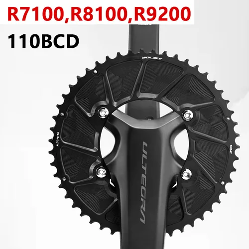 Plato 110 BCD para Shimano 105 R7100 Ultegra R8100 Dura Ace 9200 110bcd 4 pernos anillo de cadena doble bicicleta de carretera 2X rueda dentada