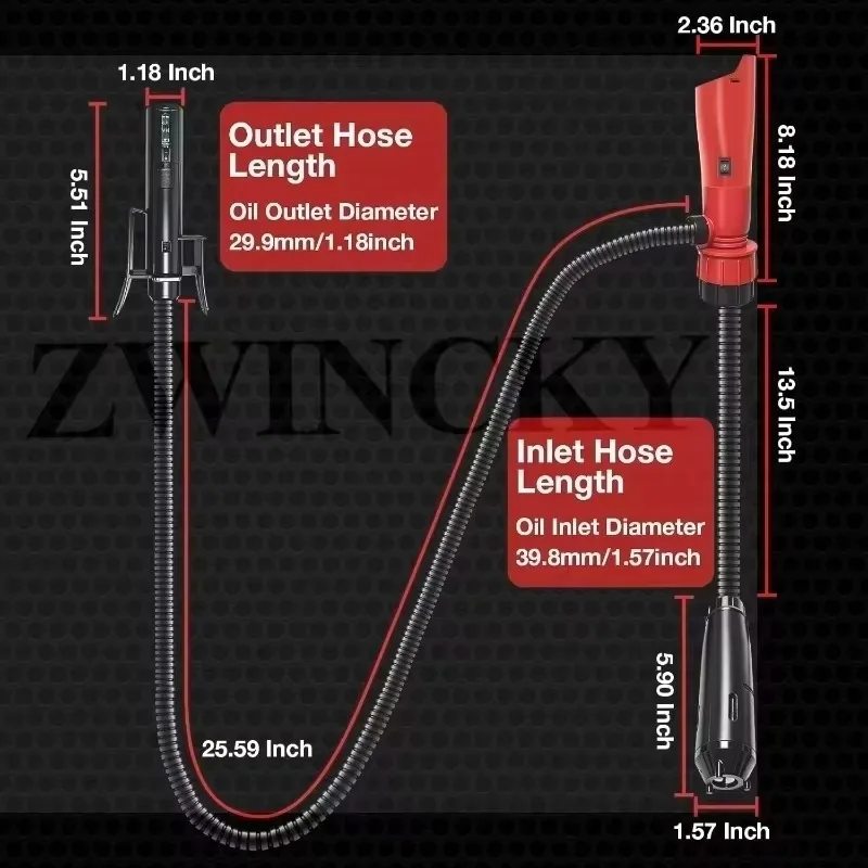 Cordless Electric Oil Pump Liquid Transfer For Milwaukee 12V Battery Powered Portable Extractor Tool Car Petrol Fuel Pump