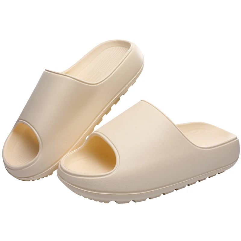 صندل سحابي بمنصة مسطحة للرجال ، أحذية شاطئ ، إصبع مفتوح ، نعال جيدة التهوية ، منزلقات مانعة للانزلاق ، زوجين ، ناعمة ، مريحة ، أحذية منزلية