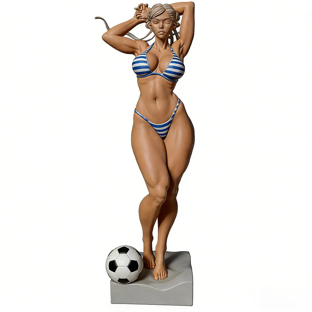 1/24 Female Resin Figures 3D Printed Gray Model Figurine Unassembled And Unpainted