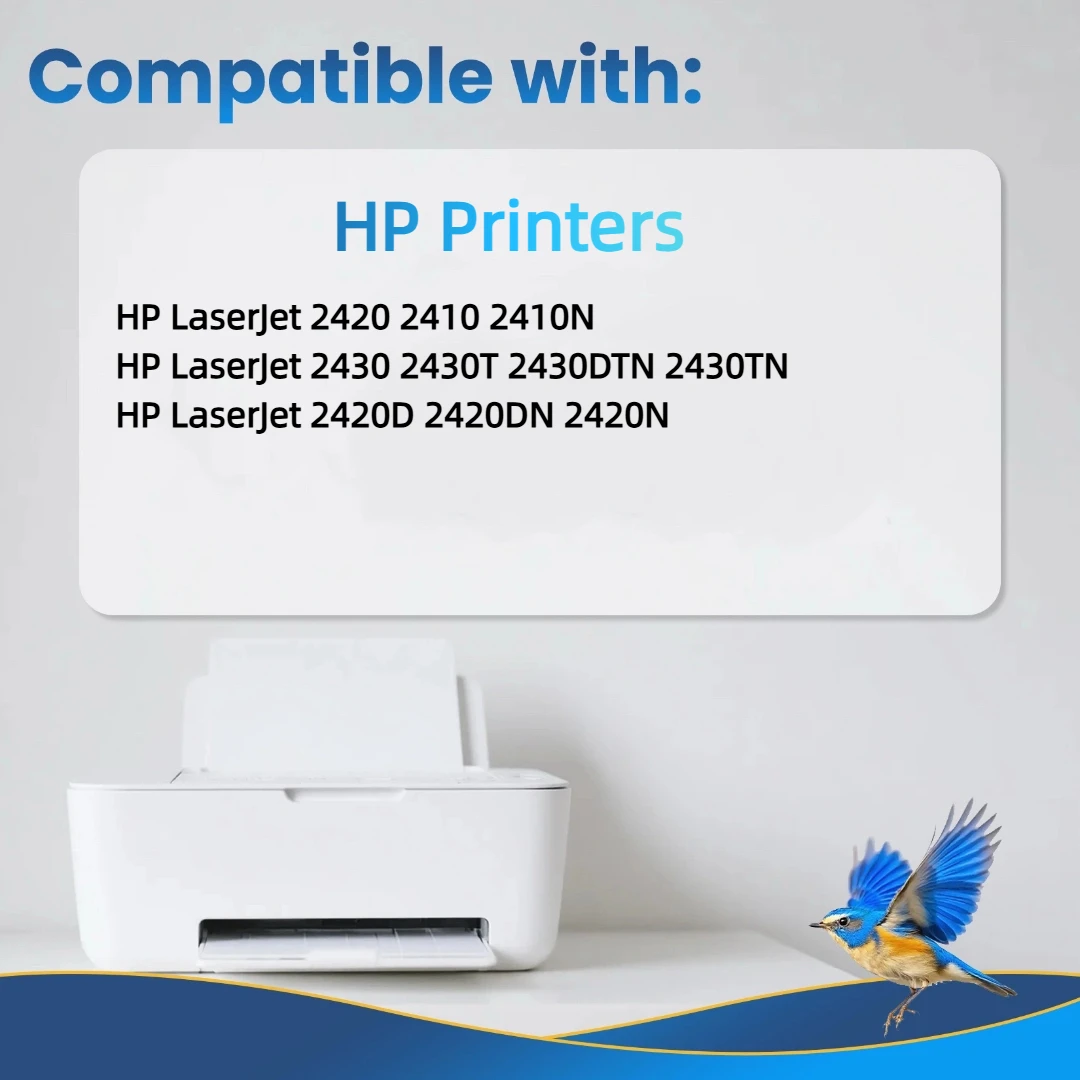 Jhaan Q6511A Q6511X 11A 11X schwarzer Toner, kompatibel mit HP Laserjet 2420 2430 2430T 2410 2410 N 2420D 2420DN 2420N 2430DTN 2430T – Detail 4