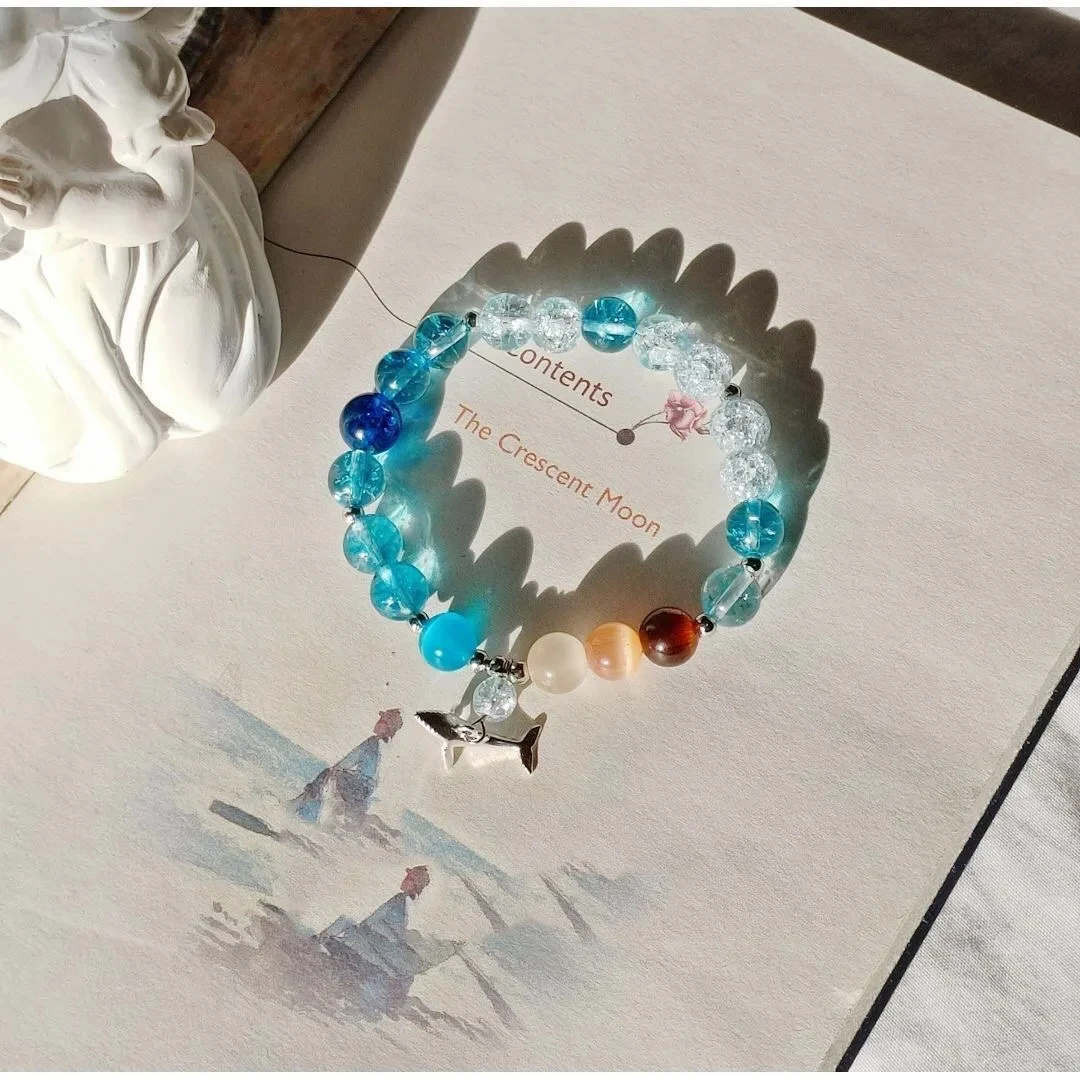 Women Beaded Bracelets Game Anime Kazuha Venti Wanderer Furina Xiao Dressing Up Wearing Props Men Gifts Couple Bracelet