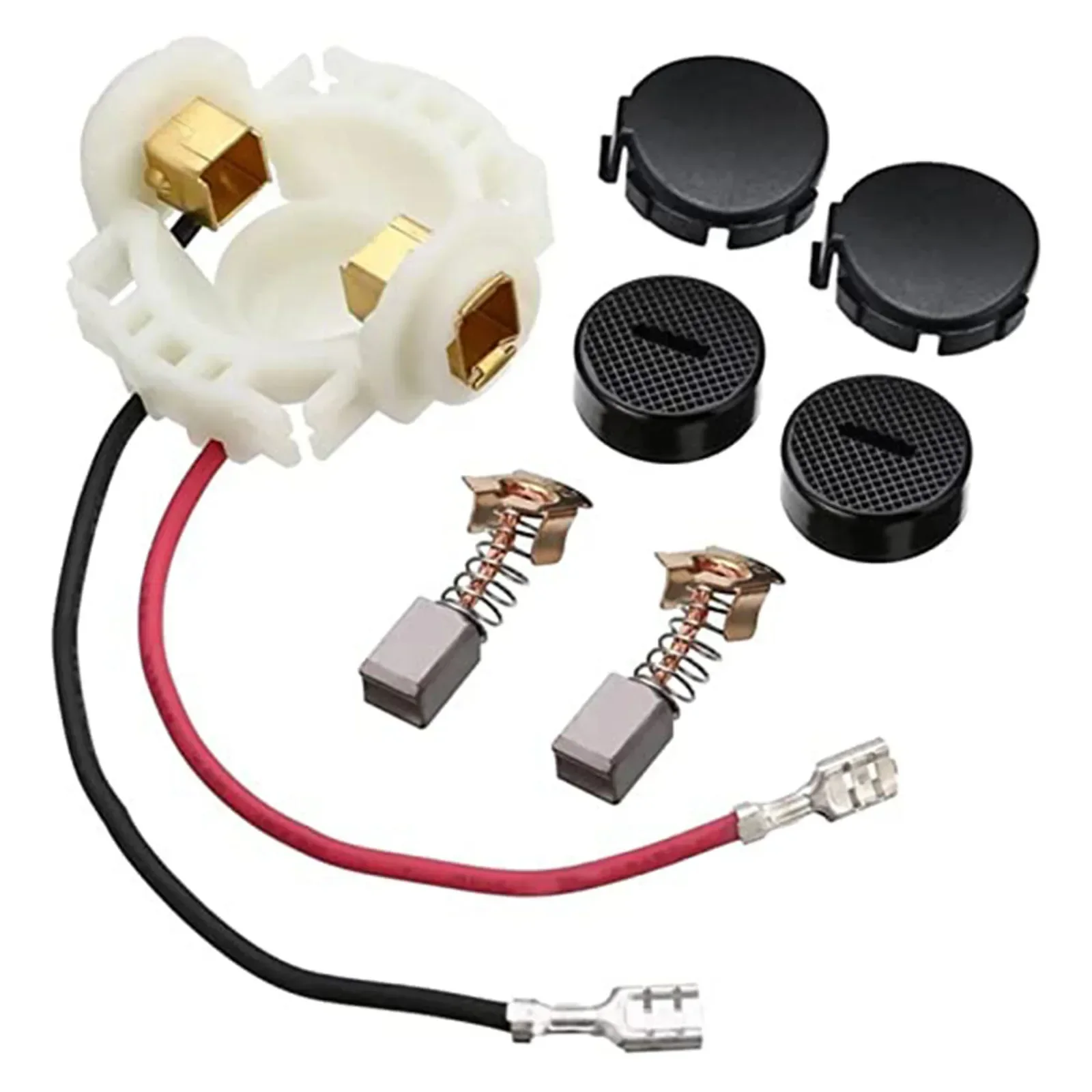 1 Zestaw Plastikowo-Metalowy Uchwyt Szczotek Węglowych CB430 Do Makita 638921-2 BGA450 BGA452 DGA452 BGD800 Uchwyt Szczotek Węglowych Narzędzia Elektryczne