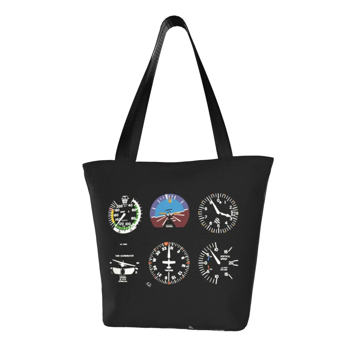 

Изготовленная на заказ кокпит с шестью циферблатами, симулятор полета, пилотные сумки для покупок, сумки-тоут для вторичной переработки, холст на плечо, сумка для самолета, самолета