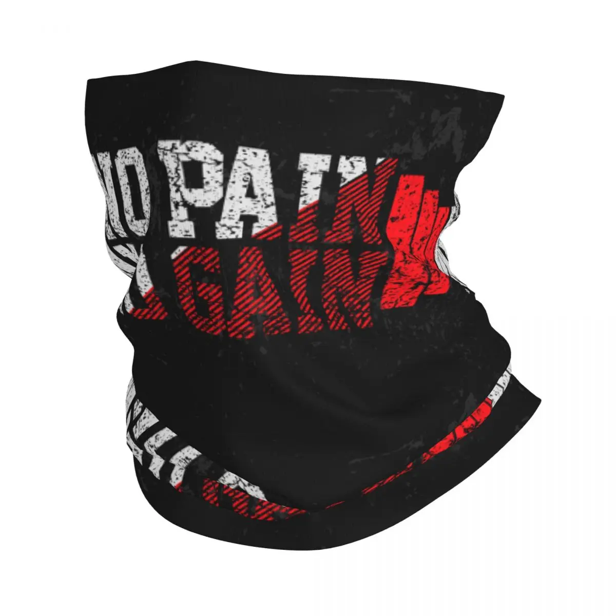 

Motivation Sport Thin Wrap Scarf Bandana No Pain No Gain Neck Gaiter Face Cover Headband