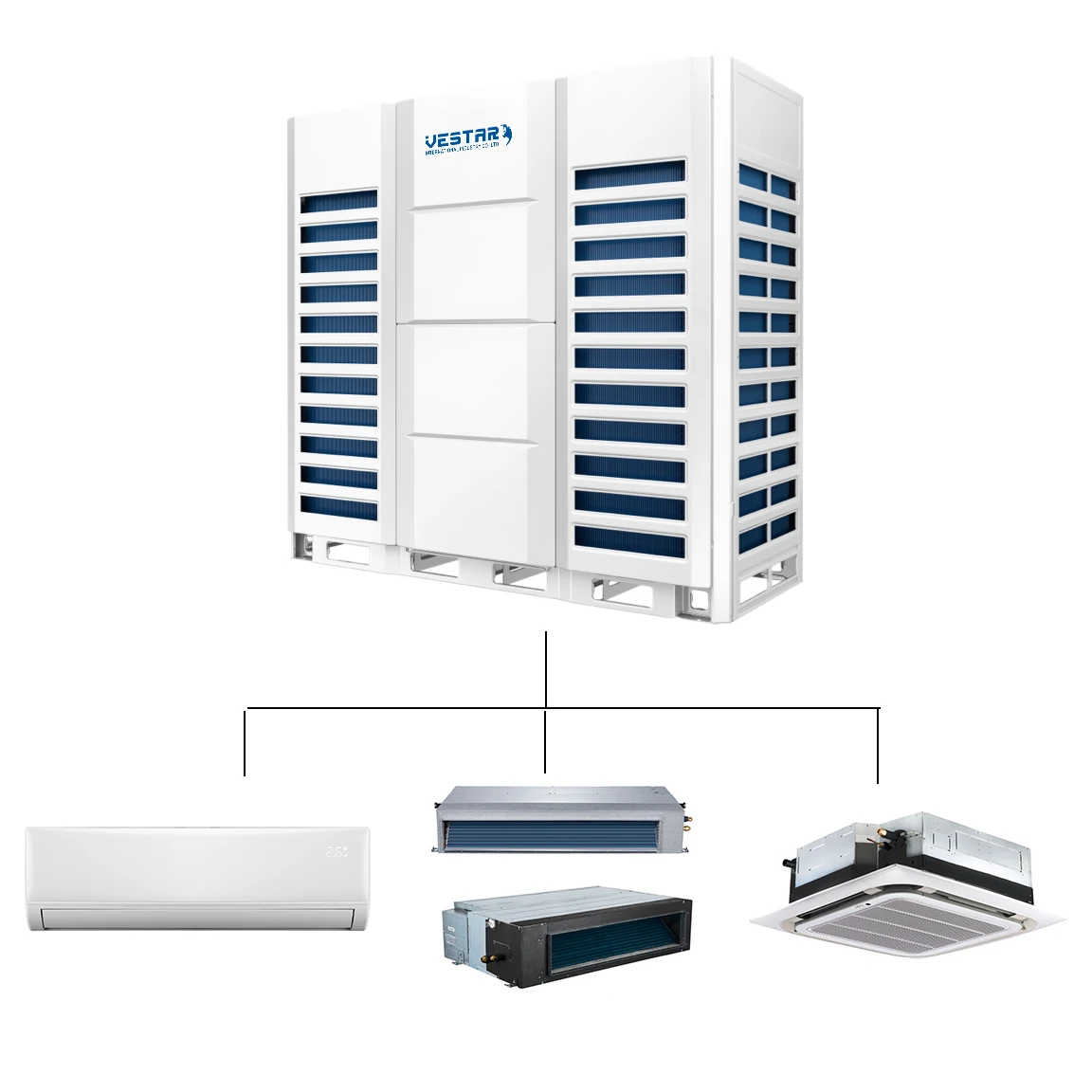 وحدة تيار متردد سبليت 28000 وحدة حرارية بريطانية R32 - مكيف هواء للتدفئة والتبريد (تقنية عاكس موفرة للطاقة، تشغيل فائق الهدوء)