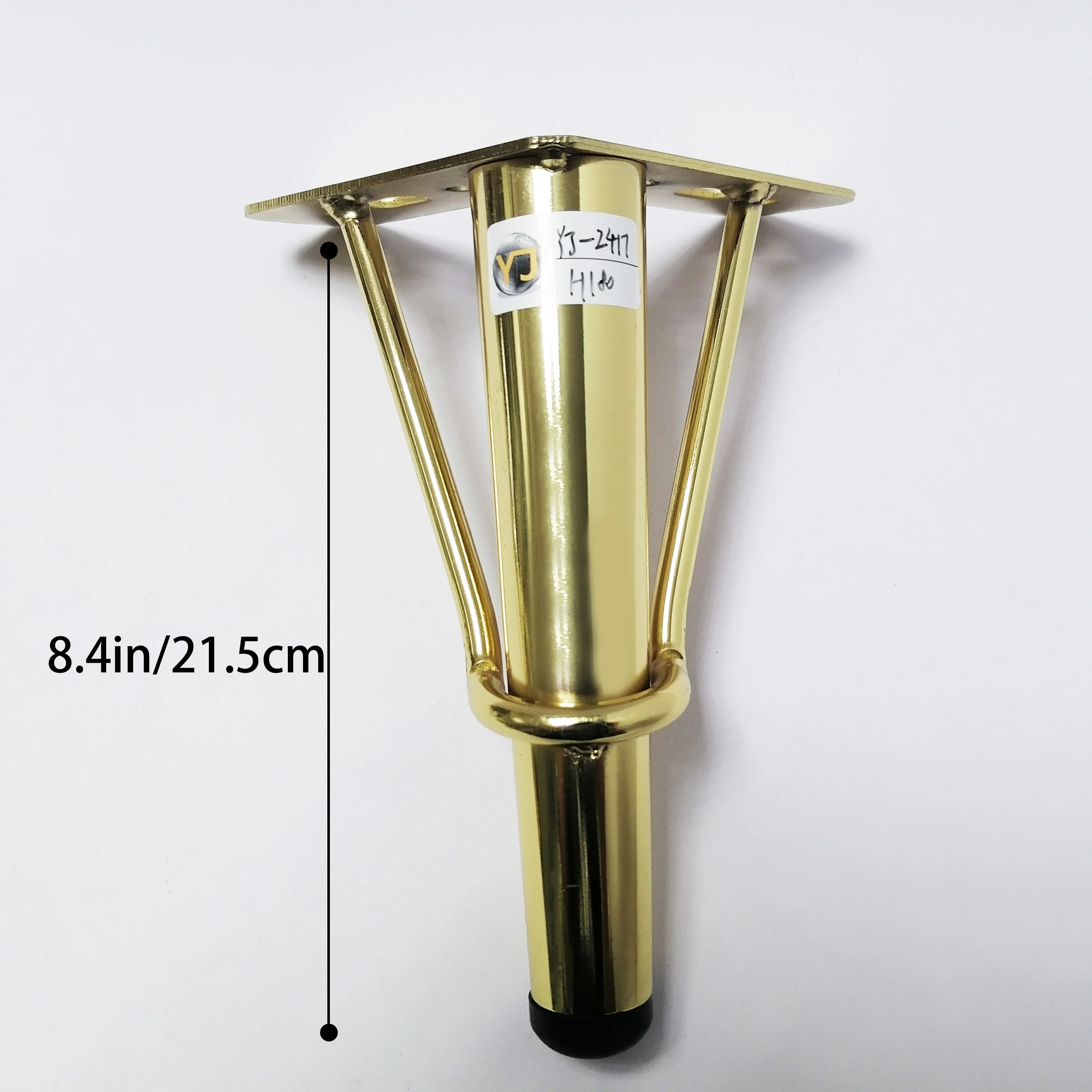 4pcs Luxury, beautiful, elegant metal corner table legs, fashionable metal corner golden sofa legs, living room