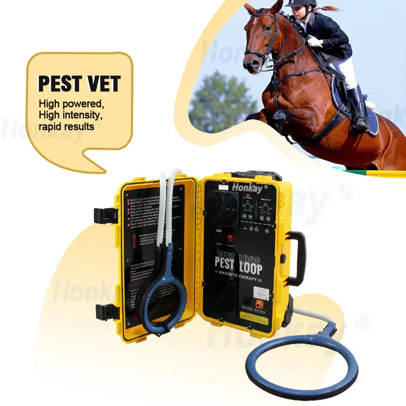 

Horses PEMF Pulse Electromagnetic Therapy Device Pemf Loop Machine with Single and Butterfly Loop for Animals Treatment