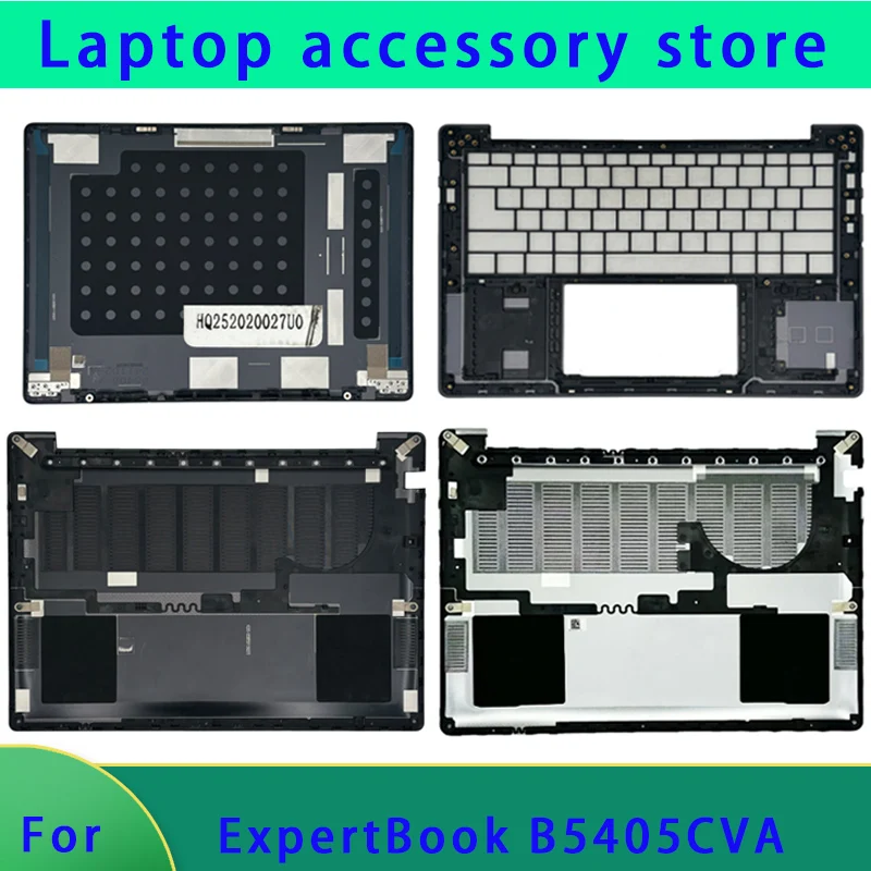 Suitable for Expert Book B5405CVA laptop LCD screen top cover, screen frame, palm rest, bottom shell, hinge, silver, blue gray