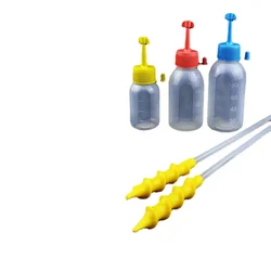 30PCS Use disposable deferens instrument spiral head pig artificial insemination tube animal vas bottle