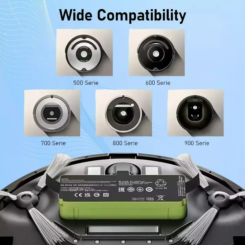Для iRobot Roomba Cleaner 900 800 700 600 серии 960 980 981 965 895 695 631 690 680 675 890 860 805 850 767 литий-ионный аккумулятор