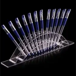 Acrylic 12 Pen Holder Eyebrow Eyeliner Pencil Make-up Pen Display Multi-functional Exhibition Stand Jewelry Display Holder Shelf