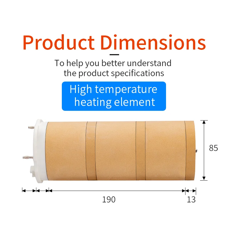 

OEM High Temperature 110.644 3*400V 18kw Ceramic Heating Parts Leisterr Air Heating Element 15KW for Valve Bag Making Machine