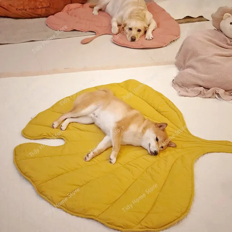 Creative Leaf Mat Super Large Human Pet Universal Four Seasons Pet Mat Thickened Machine Wash Nest Mat Kennel Cat Nest