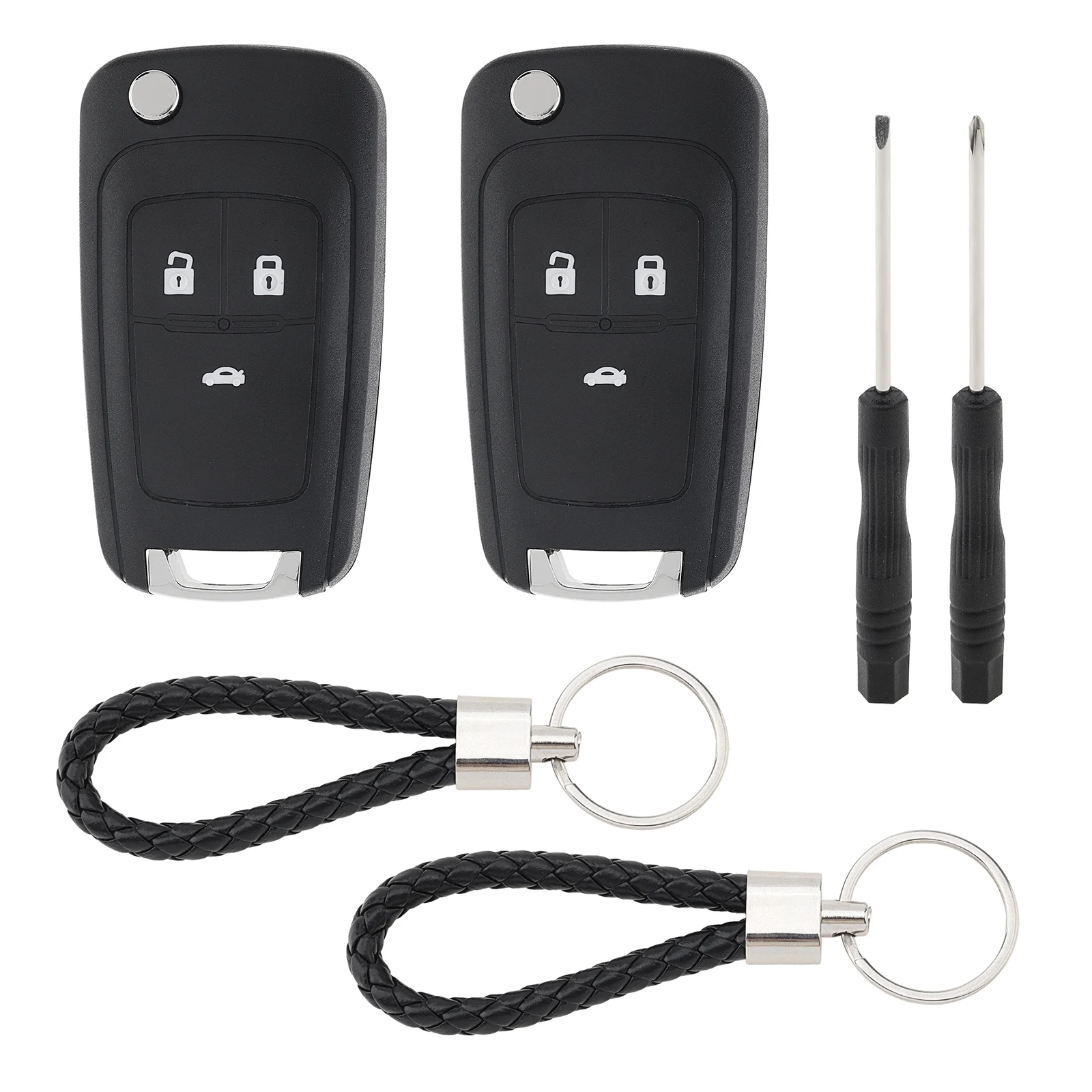2pcs 2 3 Button Car Remote Key Fob Case Shell Fit for Opel Zafira Vauxhall Astra Insignia Vectra Corsa Mokka Cascada Adam Meriva