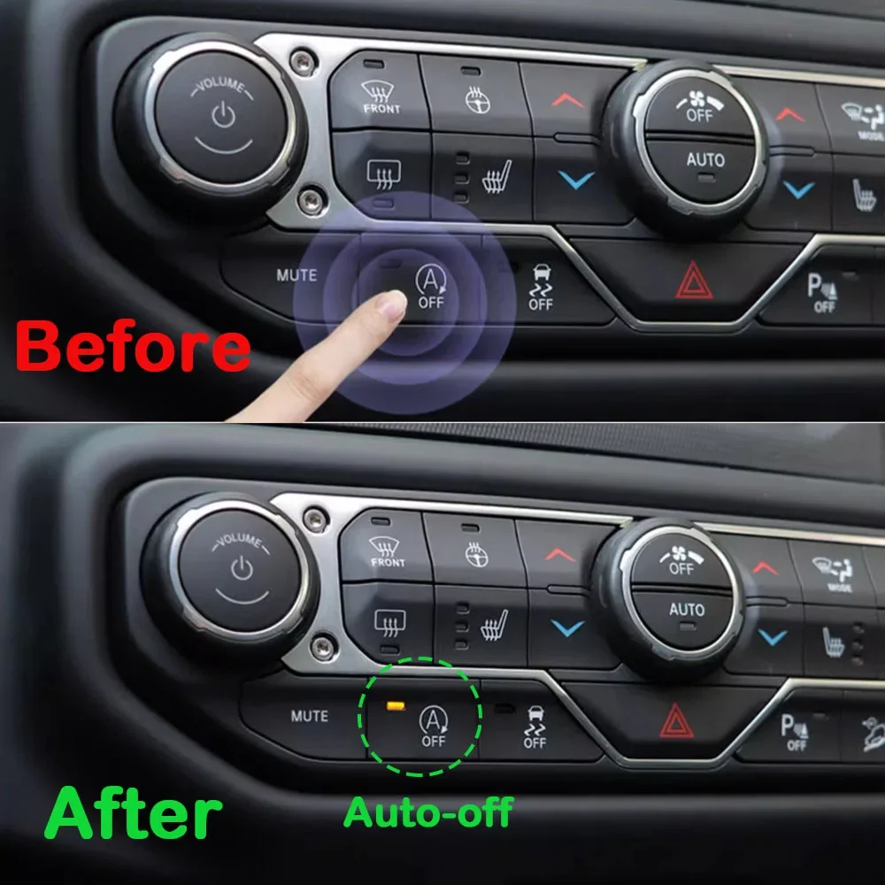 Car Automatic Off Closer Stop Start System Eliminator Cable Disabler Plug For Jeep Gladiator JT 2020-2025 Wrangler JL 2018-2025