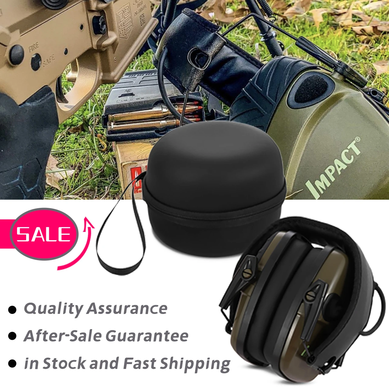 Promotion Howard Leight R-01526 Impact Electronic Earmuff Shooting Protective Headset Tactical Hunting Honeywell Quality