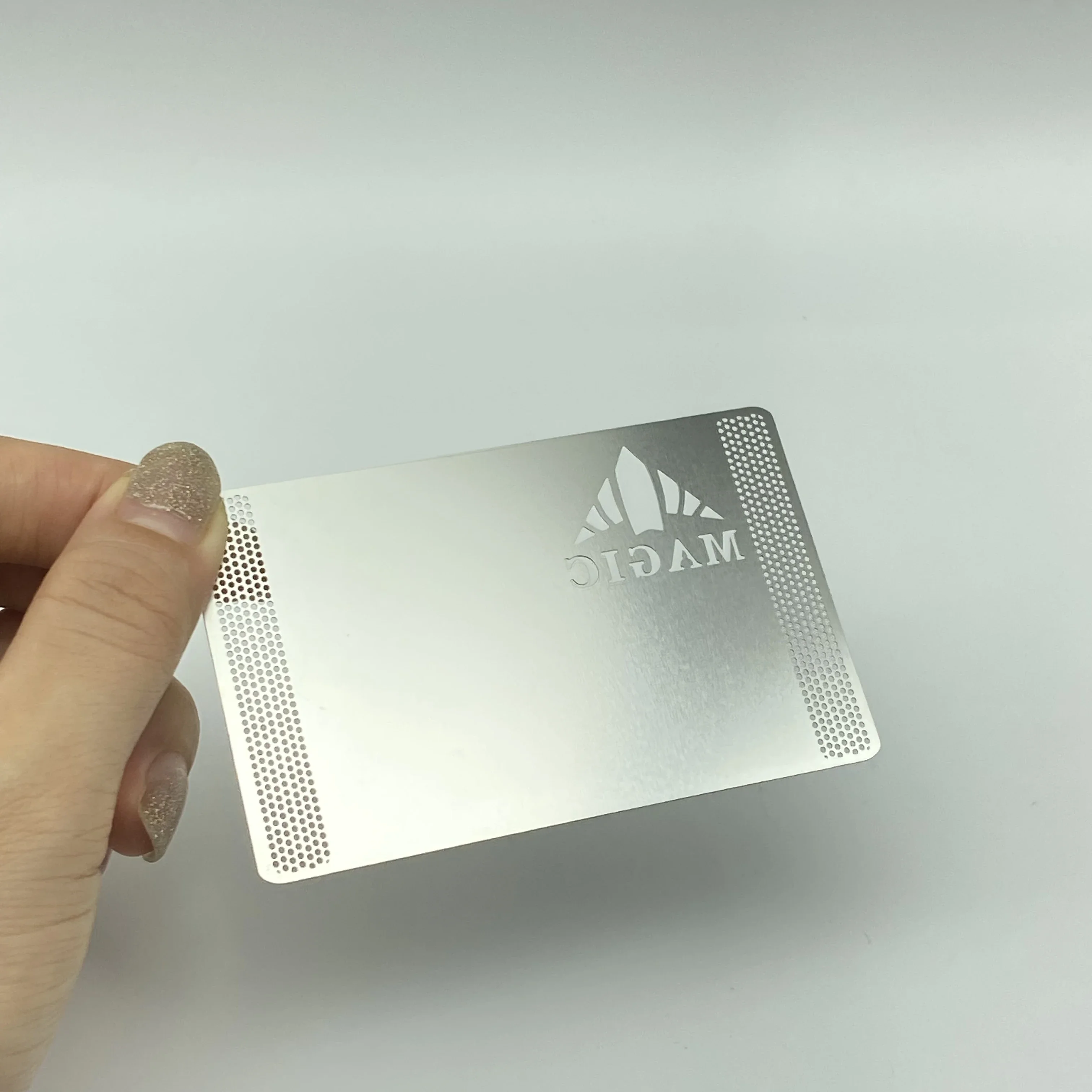 

Hot Sell Stainless Steel Nfc Metal Business Card Blank