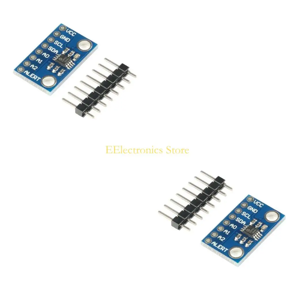 B03C High Precisions MCP9808 I2C Temperature Sensoring Module for Accurate Monitoring and Wide Voltages Ranges Compatibility