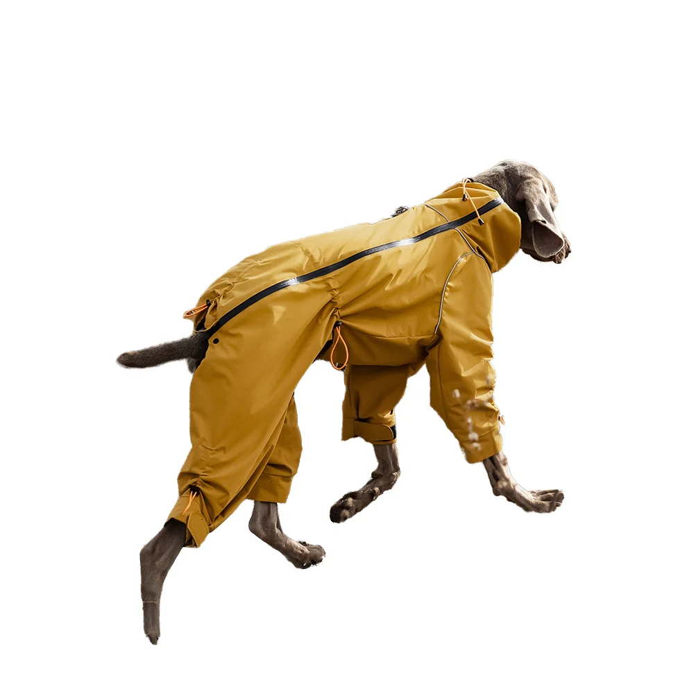 

High Quality Eco-Friendly Wholesale Luxury Winter Polyester Pet Rain Coat Stylish Solid Dog Jacket Windproof Water