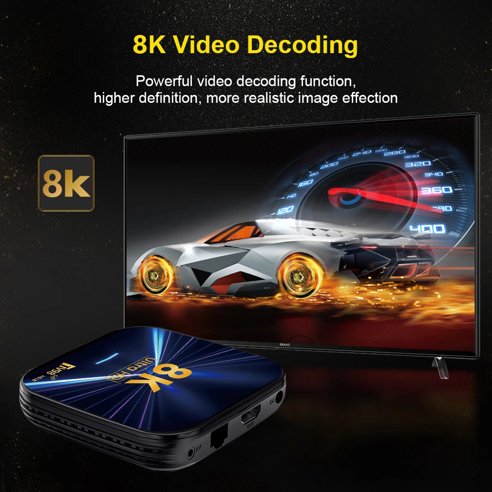 Smart wifi6 TV Box Android 14 4K H618 Receiver Convert TV to Portable Smart Home WiFi6 BT5 2025 8K All Streaming Media Device