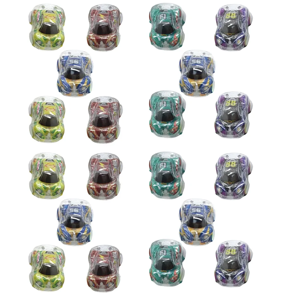 25 stuks Mini Pull Back Cars Kids Peuter Set Gemengde Stijl Cartoon Bouwvoertuig Traagheidsauto Wrijving Aangedreven Klein