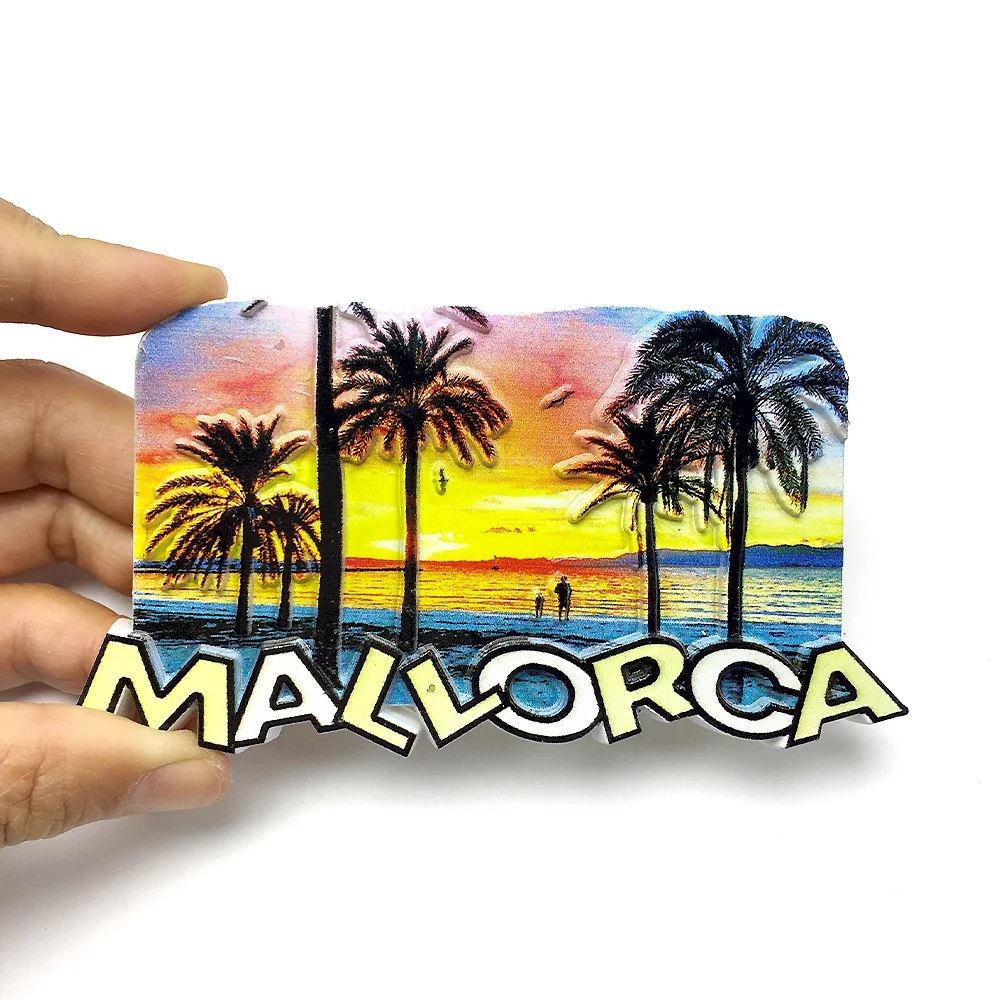 

3D Resin Mallorca Fridge Magnets - ‌Vintage Home & Room Decor, Super Strong & Cute Fridge Magnets‌
