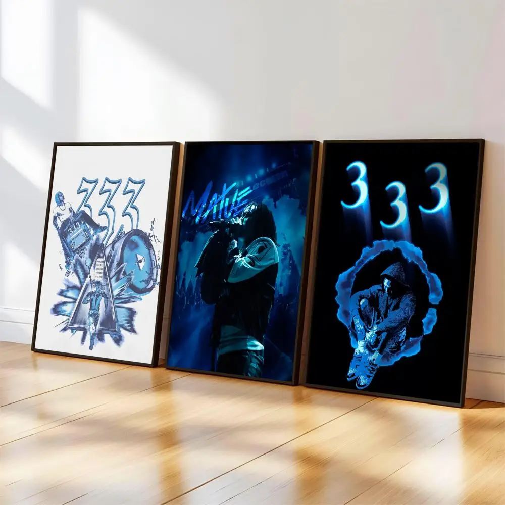 Rapper M-Matue 333 Poster, Musikalbum-Cover für Zimmer, Leinwandgemälde, Kunstdruck, Heimwanddekoration, Bild, Geschenk