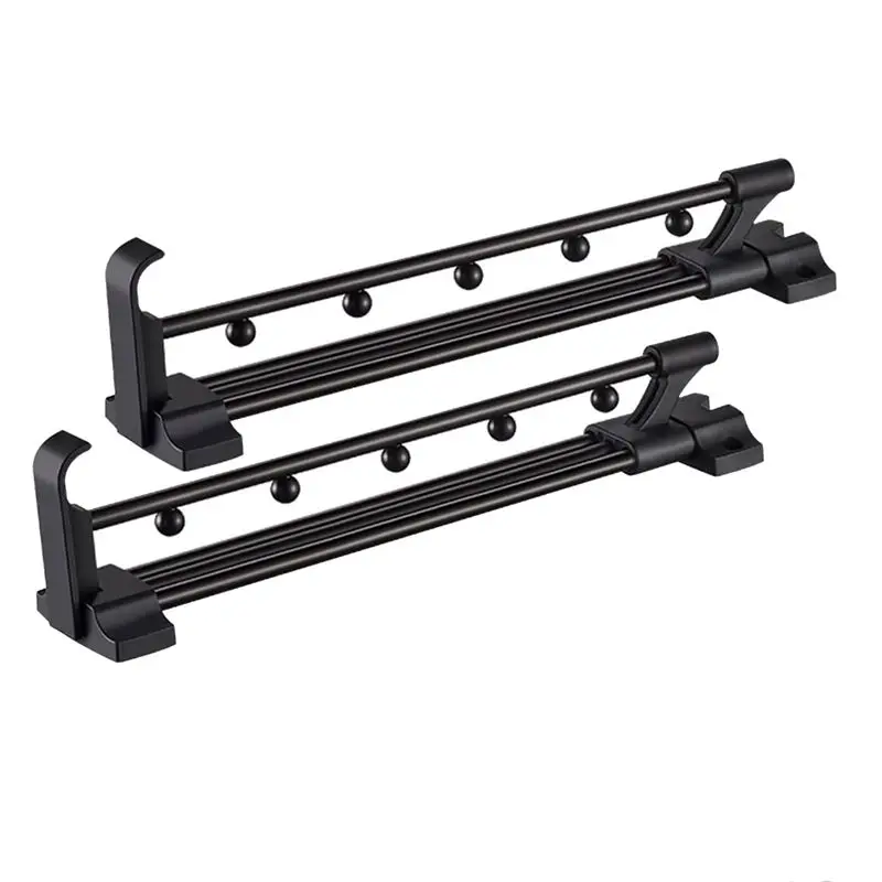 [A93Z!】 Pack Of 2 Extendable Clothes Rail Adjustable Clothes Rail Hanger For Pull-Out Clothes Hanger Extendible For Wardrobe