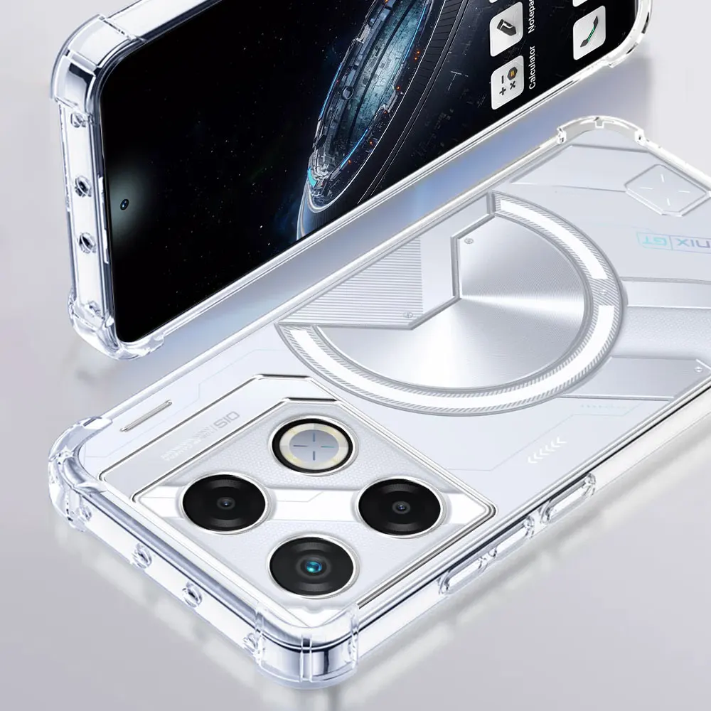 Phone Case For Infinix GT 20 Pro 5G Shockproof Case For Infinix GT20 Pro 5G Transparent Soft Silicone Clear Cover Protect Fundas
