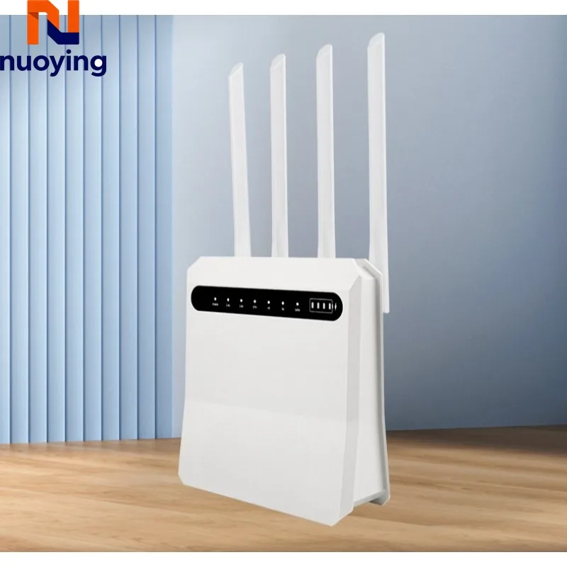 NUOYING CPE C521 4G LTE WLAN-Router mit Akku, tragbarer WiFi-Router, unterstützt kabelgebundene Verbindung und SIM-Karte