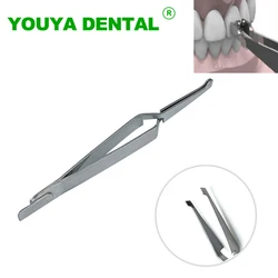 Dental Orthodontic Bracket tweezers Buccal Tube Bonding Tweezer Holder Placer Dentistry Instrument Dentist Tool Stainless Steel