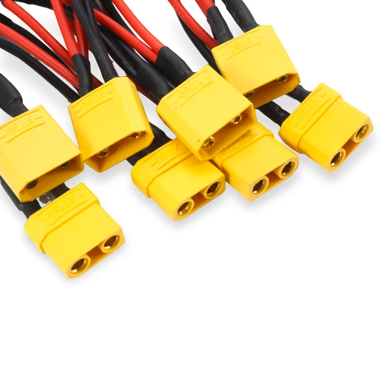 Uitstekende Kwaliteit 100% Gloednieuwe 14AWG 100 MM XT90 XT-90 Vrouw naar Man Parallelle Kabel Draad voor RC Drone Auto acculader DIY