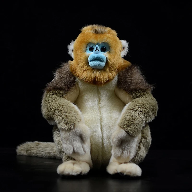 

Golden monkey Golden Snub-nosed monkey Snub-nosed monkey Plush Toy Plushie Lifelike Stuffed Animals Simulation Doll Kawai Gift