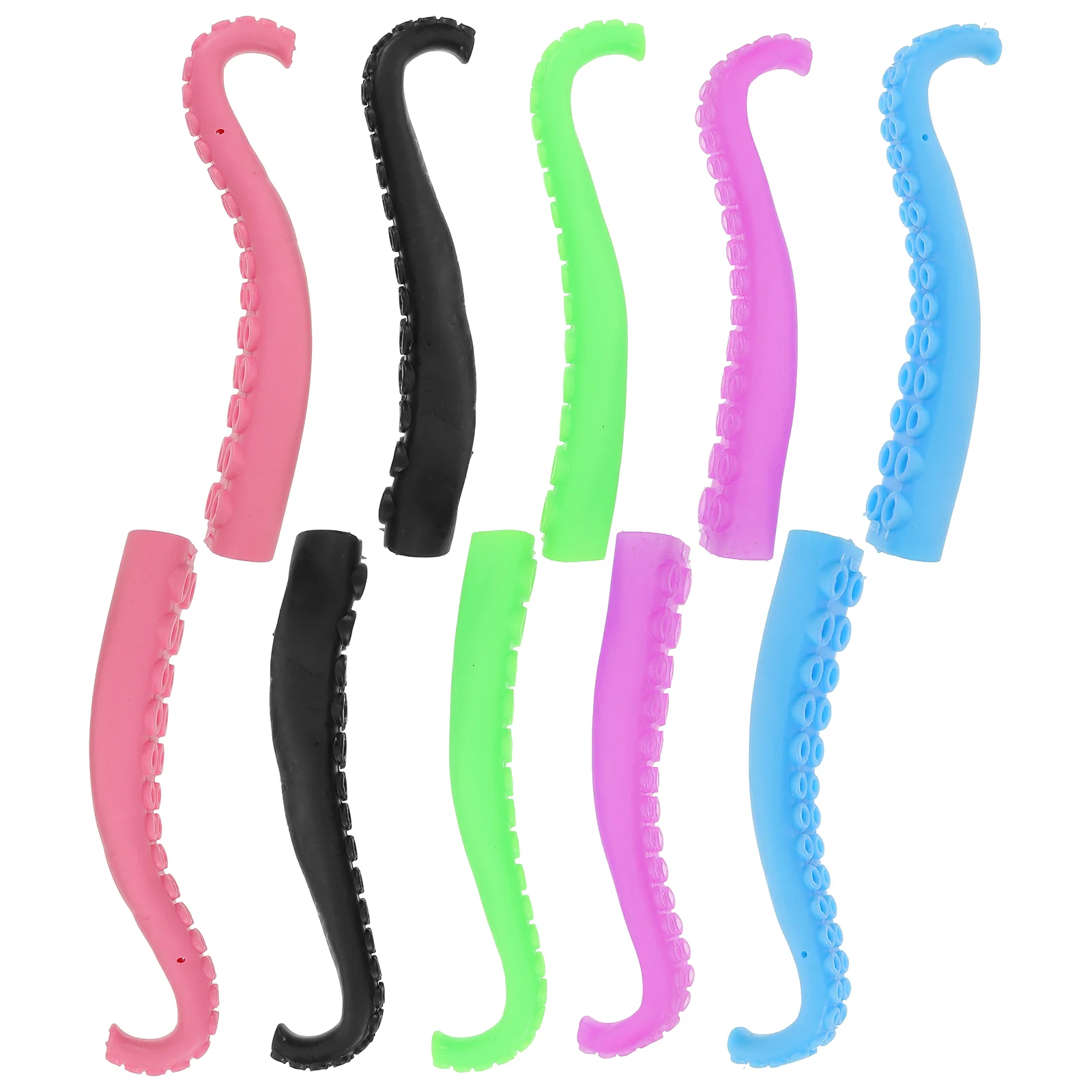 10 Pcs Mini Toys for Kids Octopus Finger Cots Tentacle Puppets Fingertip Party Supplies Child