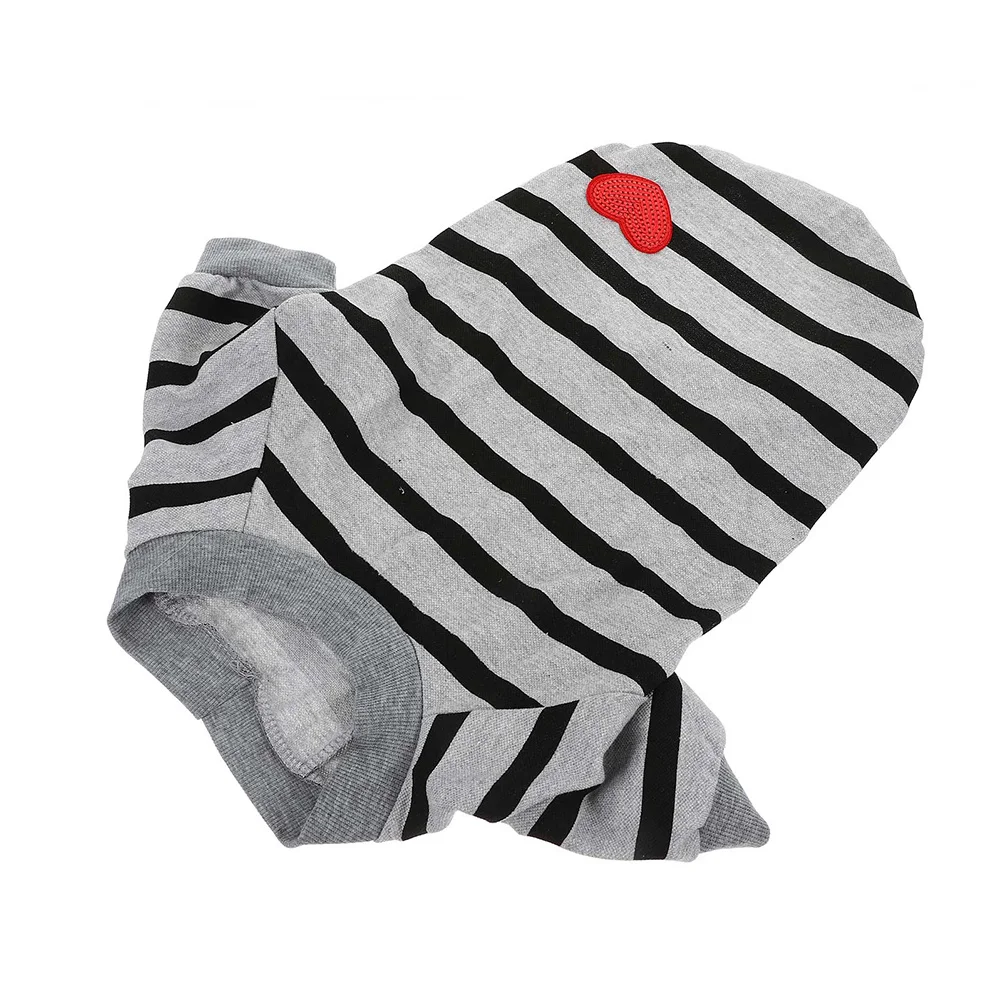 

Pet Summer Shirt Dog Cat Short T-Shirt Puppy Beach Apparel Outfit Size S Breathable Comfortable Cute Dog T-Shirt