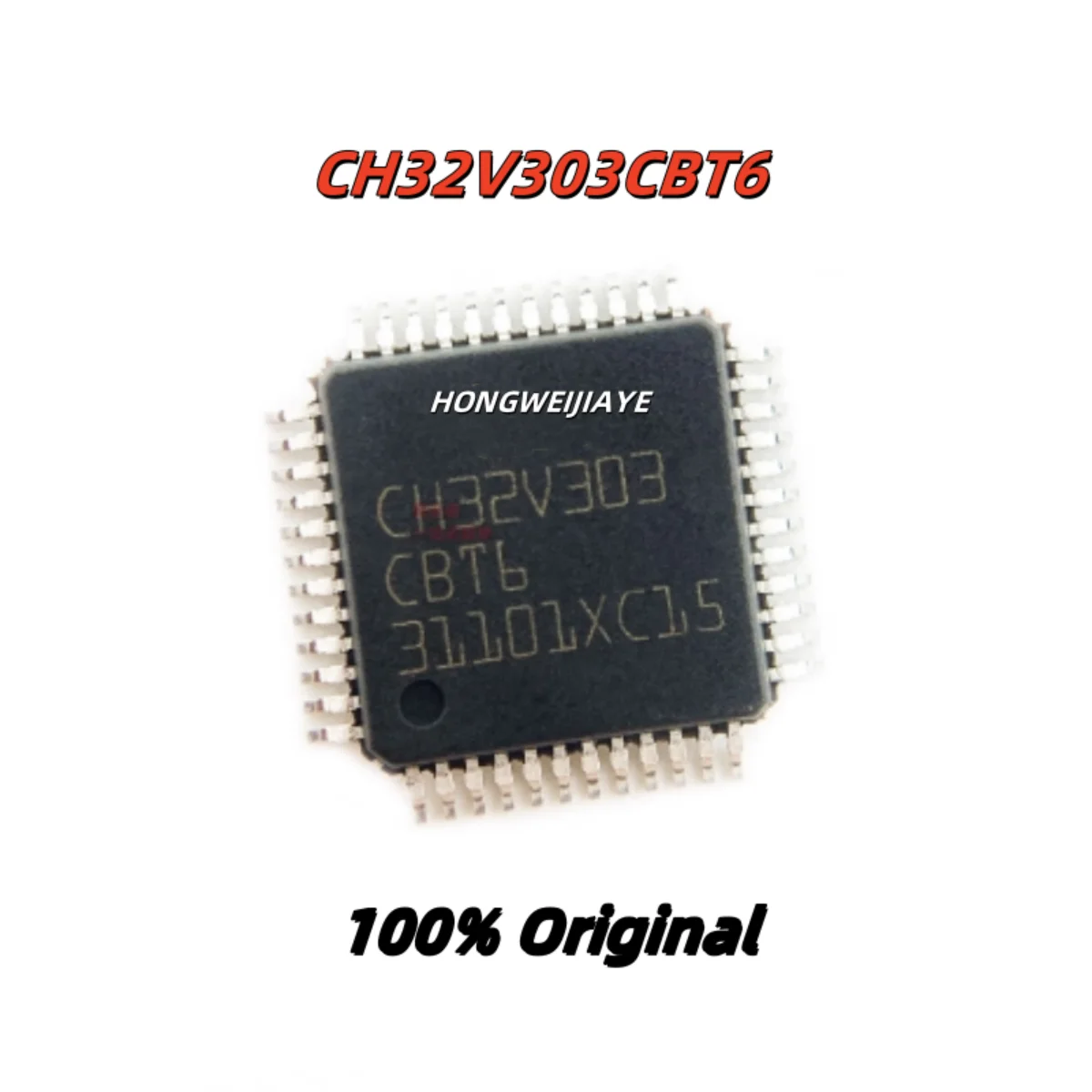 

5PCS 100% New CH32V303CBT6 LQFP-48 Brand New Original Chips ic