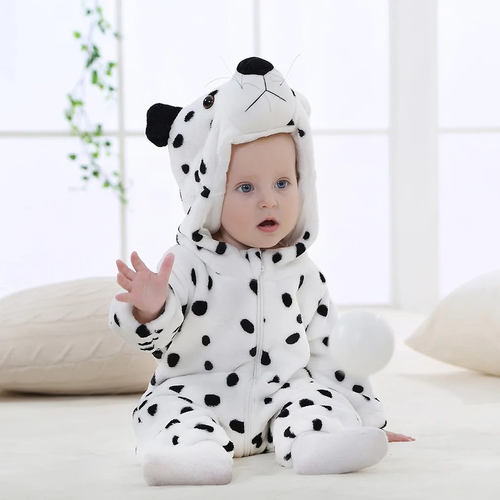 Newborn Baby Kigurumi Stitch Cow Unicorn Cartoon Romper Infant Kids Animal Jumpsuit Girls Boys Pyjama Costumes For Christmas